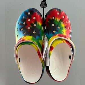 BRAND NEW Tie Dye Crocs